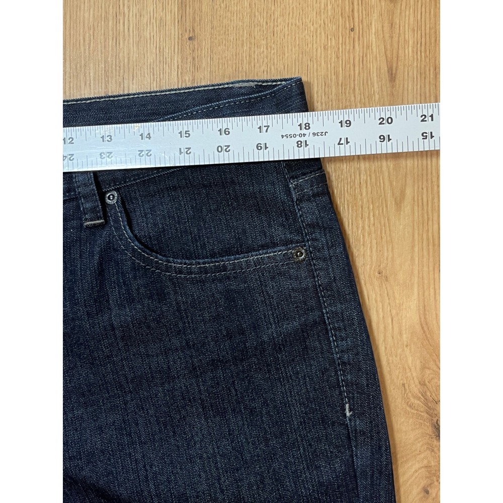 Calvin Klein Jeans Women size 14 Dark Wash Bootcut Denim Mid Rise Classic Flare - Picture 7 of 11